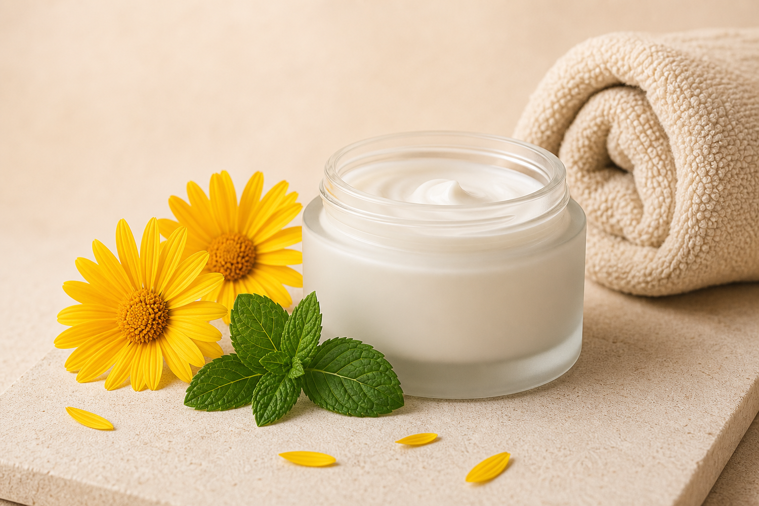 Crème de massage CBD arnica menthe pour sportifs